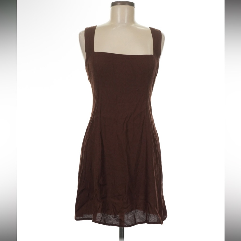 NWT REFORMATION CHOCOLATE BROWN DRESS SIZE 8